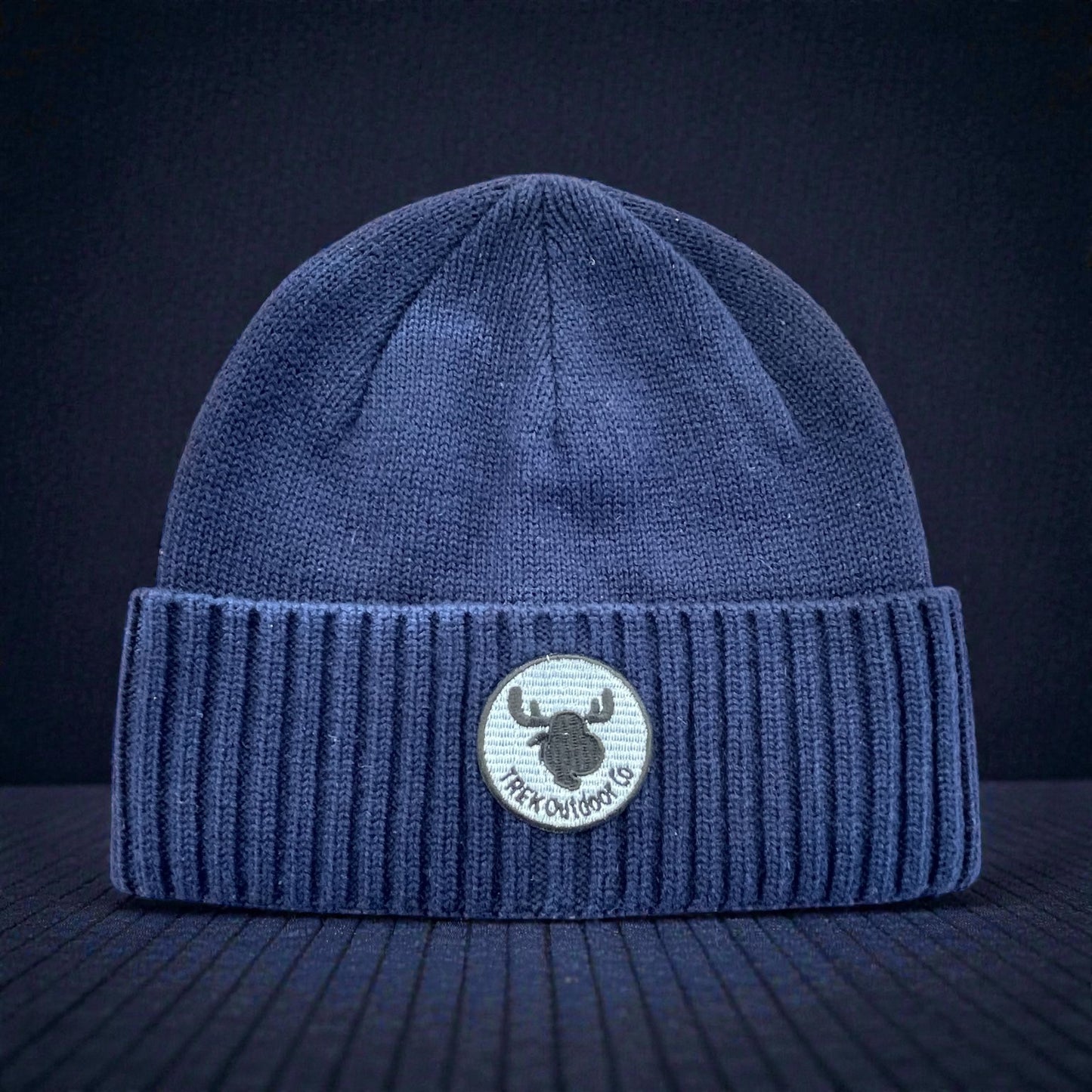 Trek Outdoor Co. Special Edition Cuffed Beanie – Navy Blue