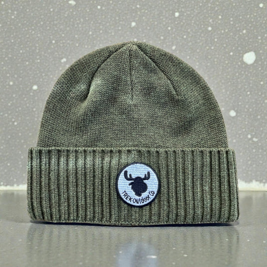 Trek Outdoor Co. Special Edition Fitted Cuffed Beanie – Green